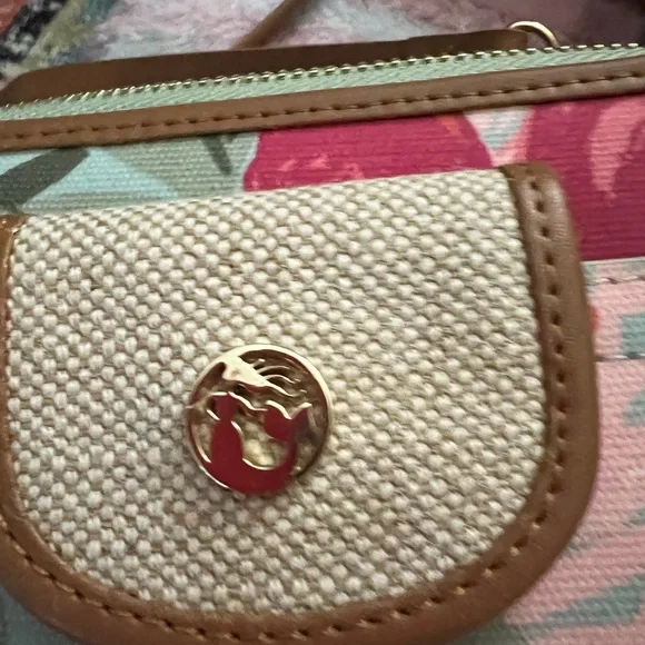 Spartina 449 Floral Crossbody Bag - Blue and Brown - Picture 4 of 4